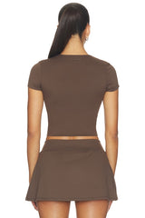 Matte Corset Crop Top