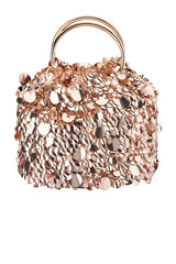 Vera Sequin Top Handle Bag