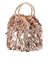 Vera Sequin Top Handle Bag
