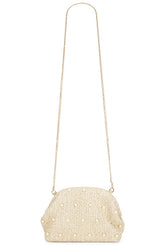 Kaia Studded Woven Clutch