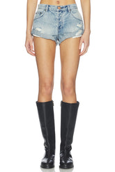Messed Up Bandits Low Waist Denim Short