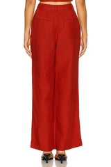 Air Linen Pleated Trouser