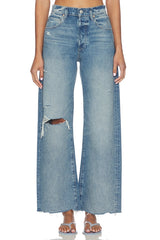 Arellia Skimmer Covered Button Fly Jeans