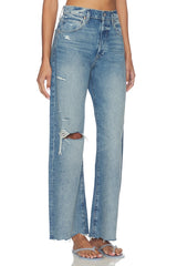 Arellia Skimmer Covered Button Fly Jeans