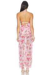 Orchid Bloom Long Dress