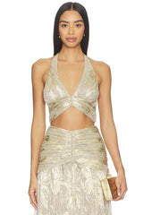 Golden Dust Lurex Top