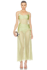 Petal Long Dress