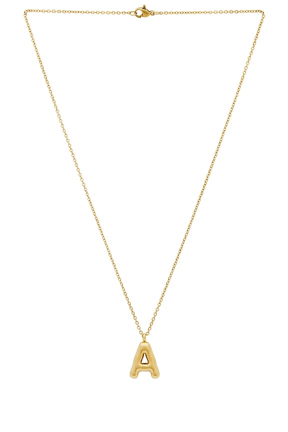 Bubble Initial Necklace