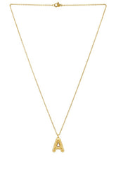 Bubble Initial Necklace