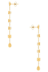 Baguette Stone Drop Earrings