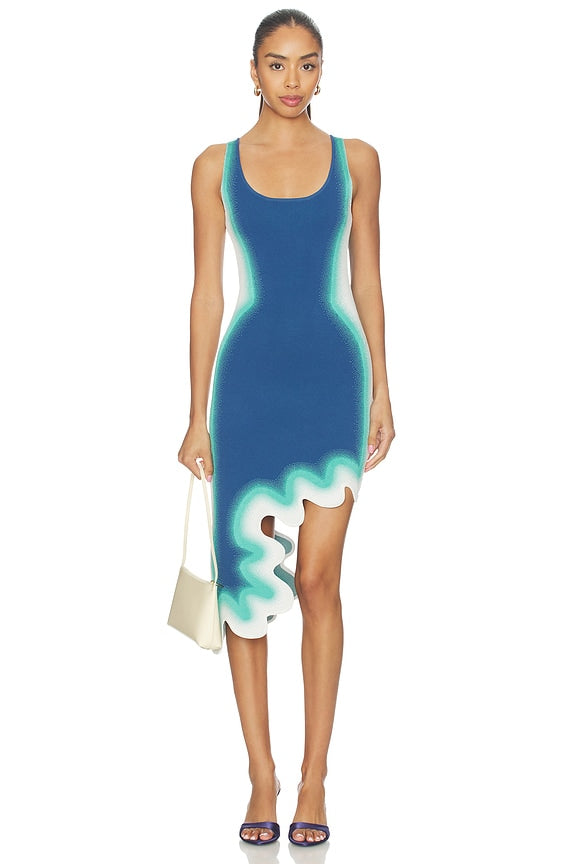 Aster Reversible Wavy Dress