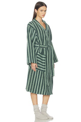 Pembroke Stripe Cotton Robe