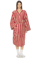 Pembroke Stripe Cotton Robe