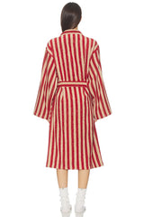 Pembroke Stripe Cotton Robe