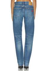 Rigid Denim Standard Straight Jeans