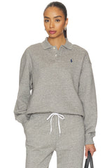 Arctic Fleece Polo Sweatshirt