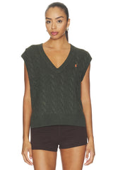 Wool Cashmere Sleeveless Pullover