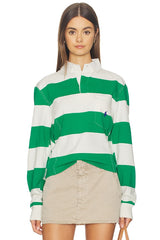 Vintage Long Sleeve Polo Top