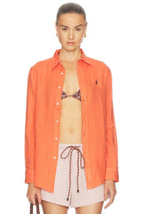 Classic Long Sleeve Button Front Shirt