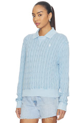 Cotton Long Sleeve Polo
