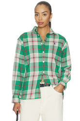 Twill Long Sleeve Collared Sport Shirt