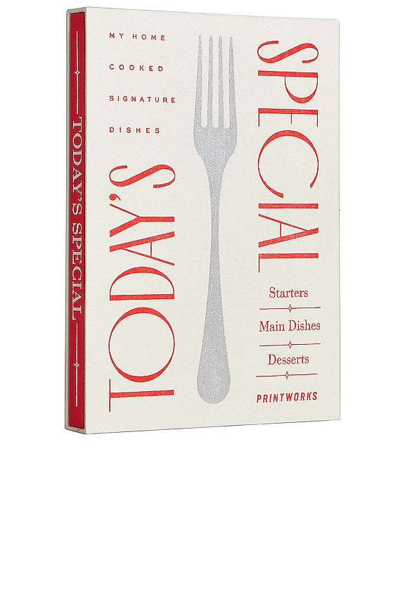 Recipe Book Today's Special