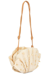 The Origami Beaded Scallop Clutch
