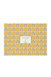 Floral Checkerboard Undated Weekly Desk Planner