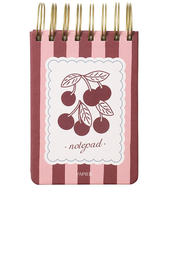 Very Cherry Spiral Notepad