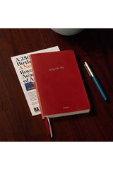 Today's The Day Faux Leather Softcover Notebook