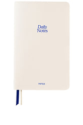Daily Notes Soft Faux Leather Lined Notebook