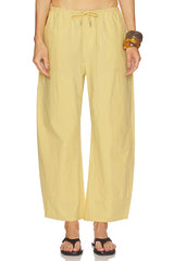Theo Drawstring Poplin Pant