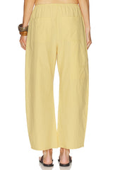 Theo Drawstring Poplin Pant