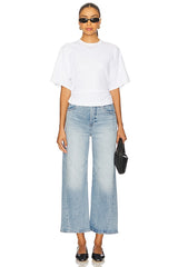 Veronica Drop Shoulder Cinched Tee