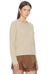 Cotton Cashmere Long Sleeve Tee