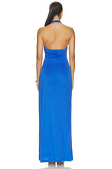 Sawyer Cupro Halter Dress
