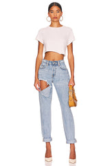 x Hanes Cropped 60's Slim Tee