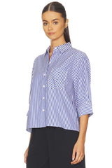 Lucia Stripe Poplin Shirt