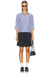 Lucia Stripe Poplin Shirt