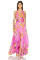 Back Ties Maxi Dress