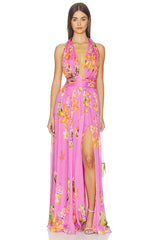 Back Ties Maxi Dress