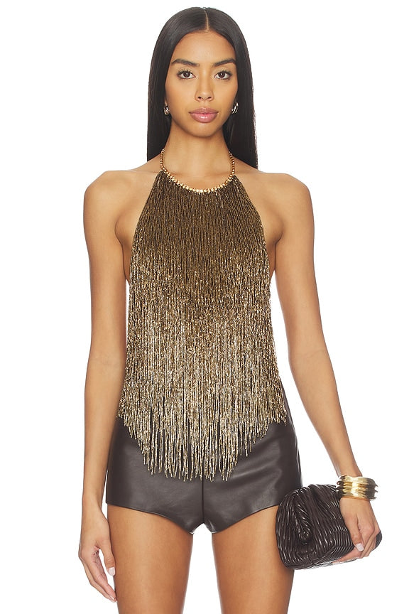 Sable Fringe Top