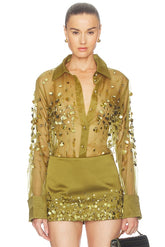 Quilly Embroidered Blouse