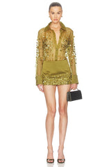 Quilly Embroidered Blouse