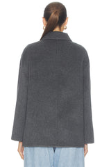 Double Faced Wool Pankou Closure Jacket