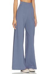 Ponte Knit Wide Leg Pant