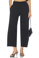 Ponte Knit Barrel Pant