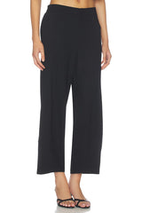 Ponte Knit Barrel Pant