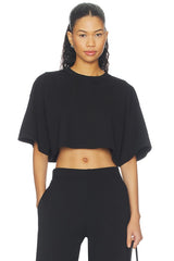 Ponte Knit Crop Top