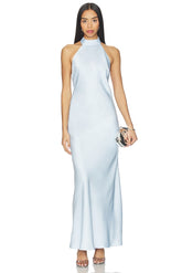 Arabelle High Neck Maxi Dress